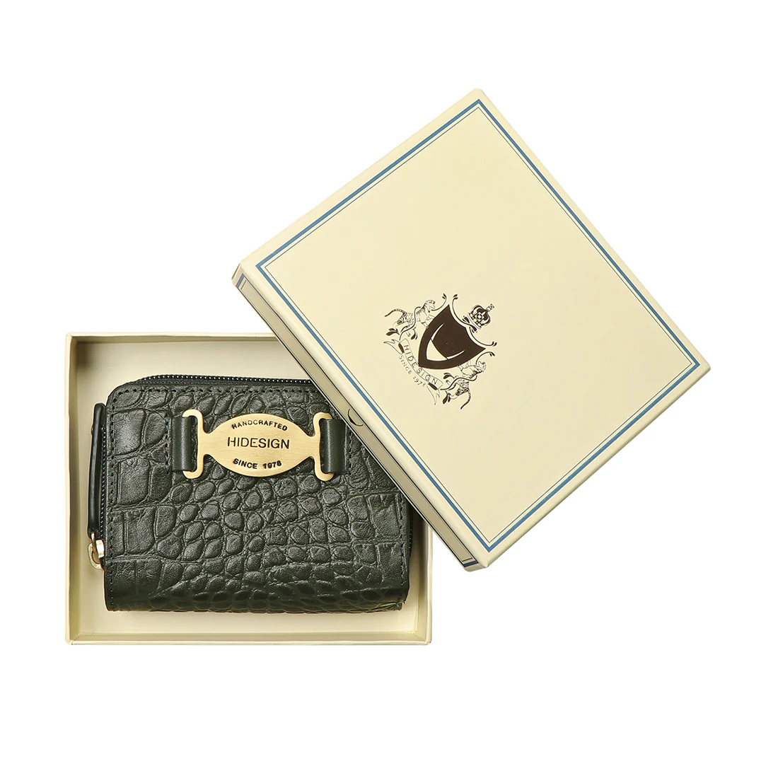 Santiago W3 Green Leather Pocket Wallet - Image 8