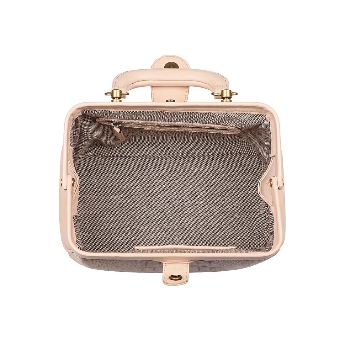 Sasha Brown Leather Satchel - Image 6