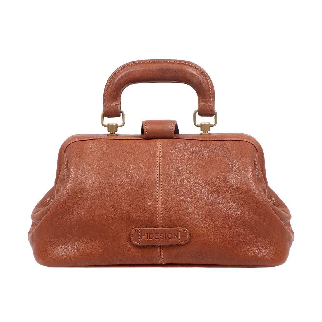 Sasha Tan Leather Satchel - Image 4