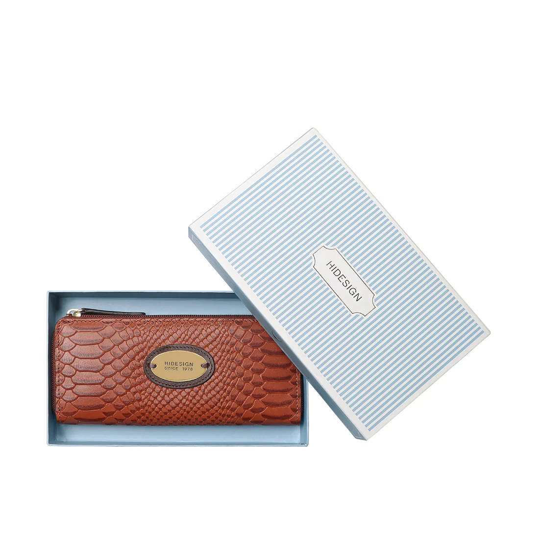 Sauta Fe W6 Tan Leather Zip Around Wallet - Image 7