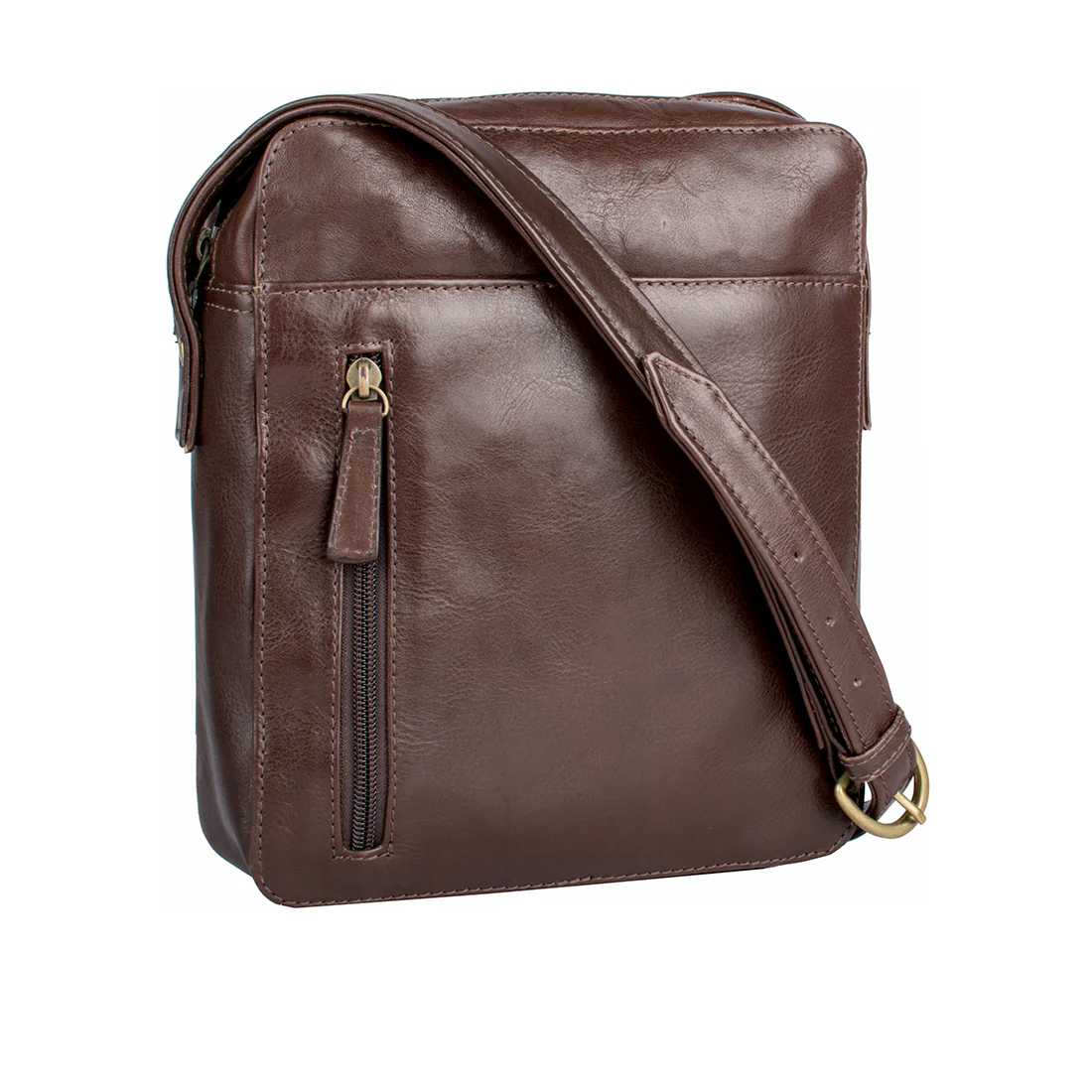 Scaffell Pike 04 Brown Leather Crossbody - Image 2