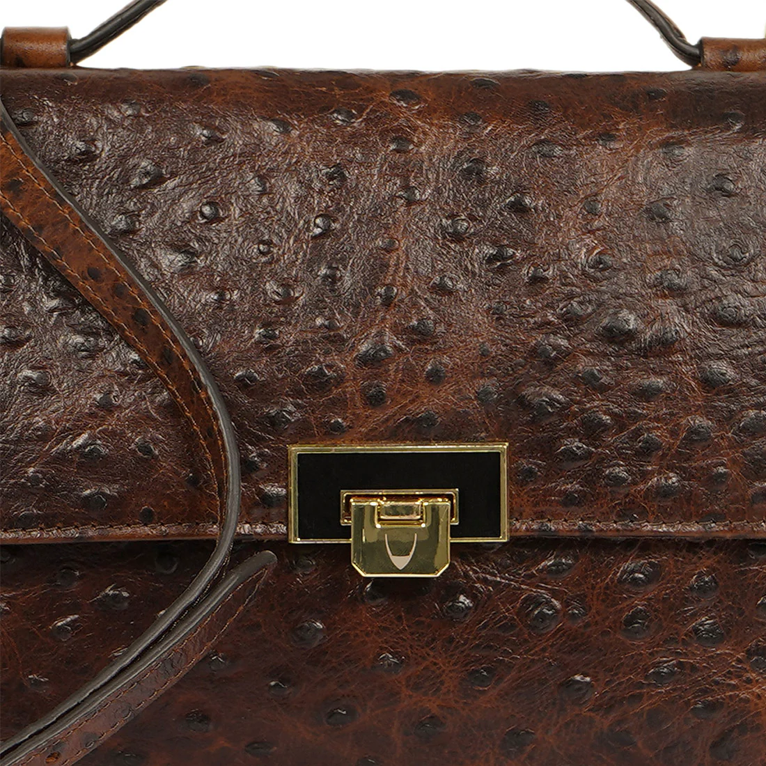 Scala 02 Brown Leather Sling Bag - Image 5