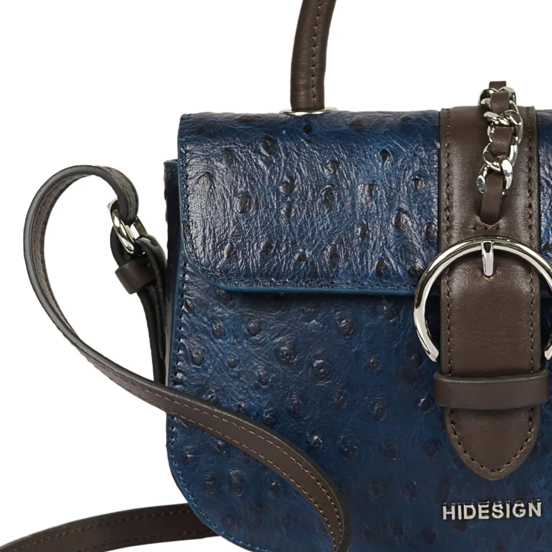 Scala 05 Blue Leather Sling Bag - Image 5