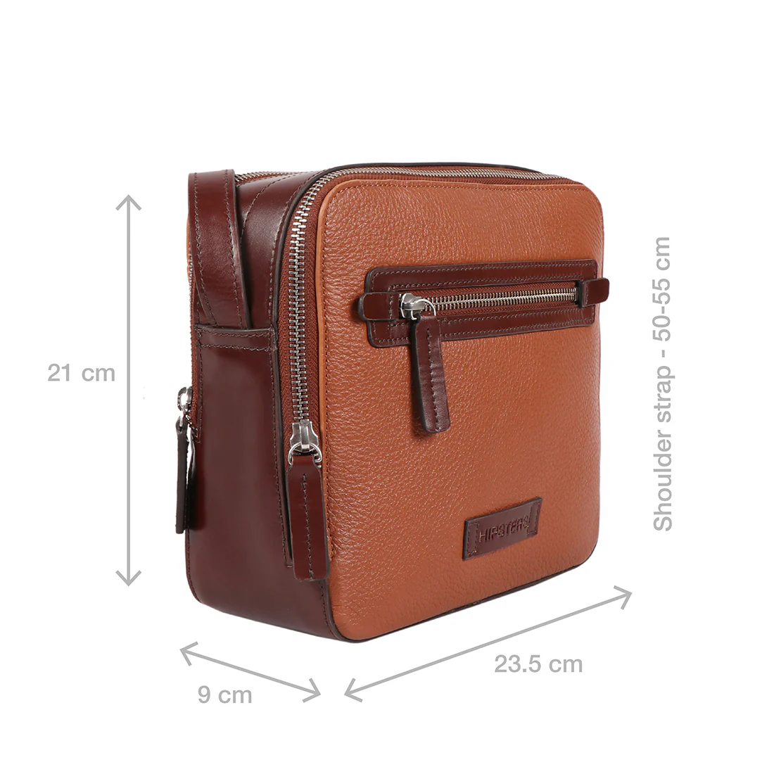 Scooter 02 Tan Leather  Crossbody - Image 3