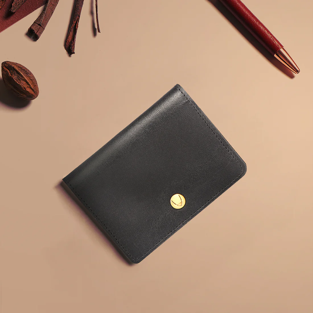 Scooter W1 Black Leather Card Holder - Image 2