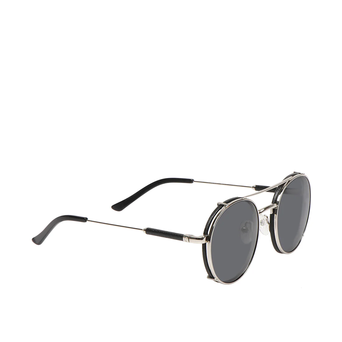 Scuba Women's Black Round Sunglasses - Image 4