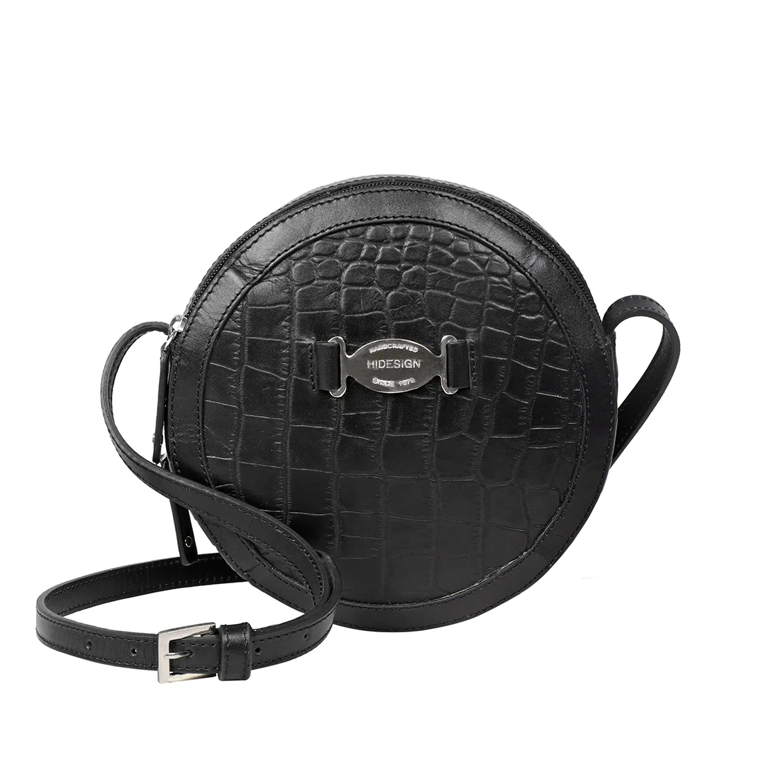 Selena 03 Black Leather Crossbody
