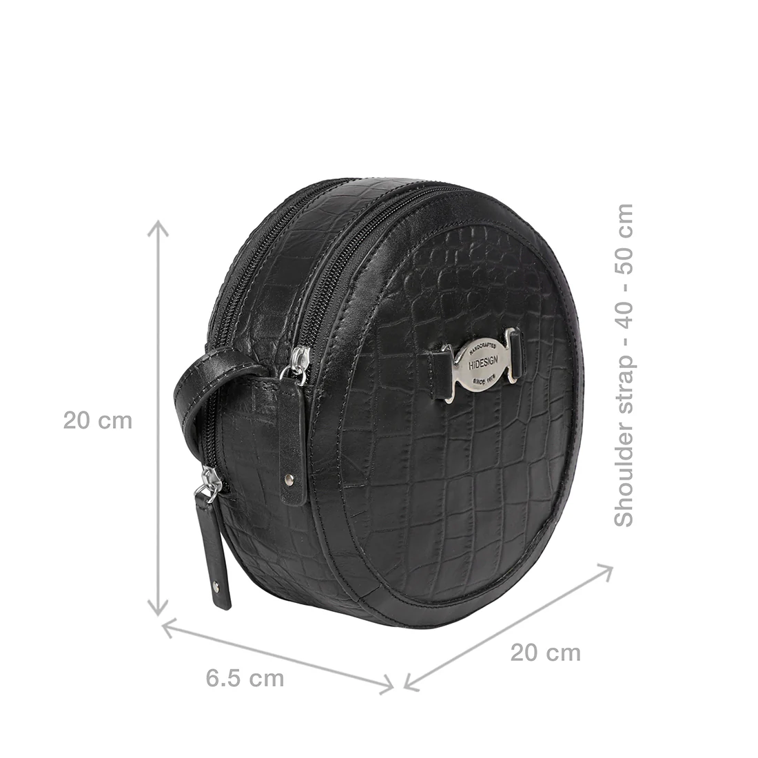 Selena 03 Black Leather Crossbody - Image 2