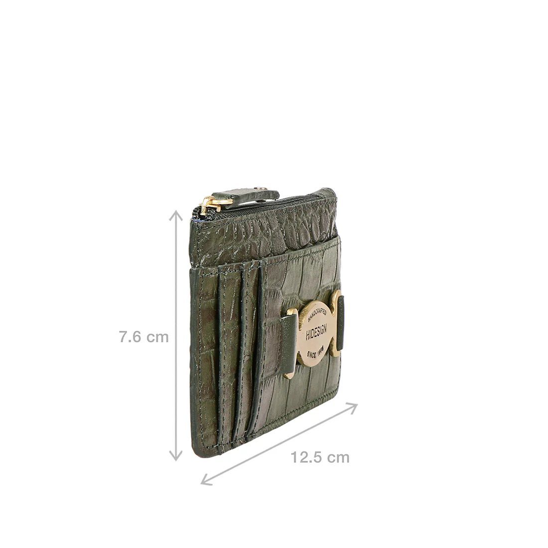 Selena W2 Green Leather Card Holder - Image 3