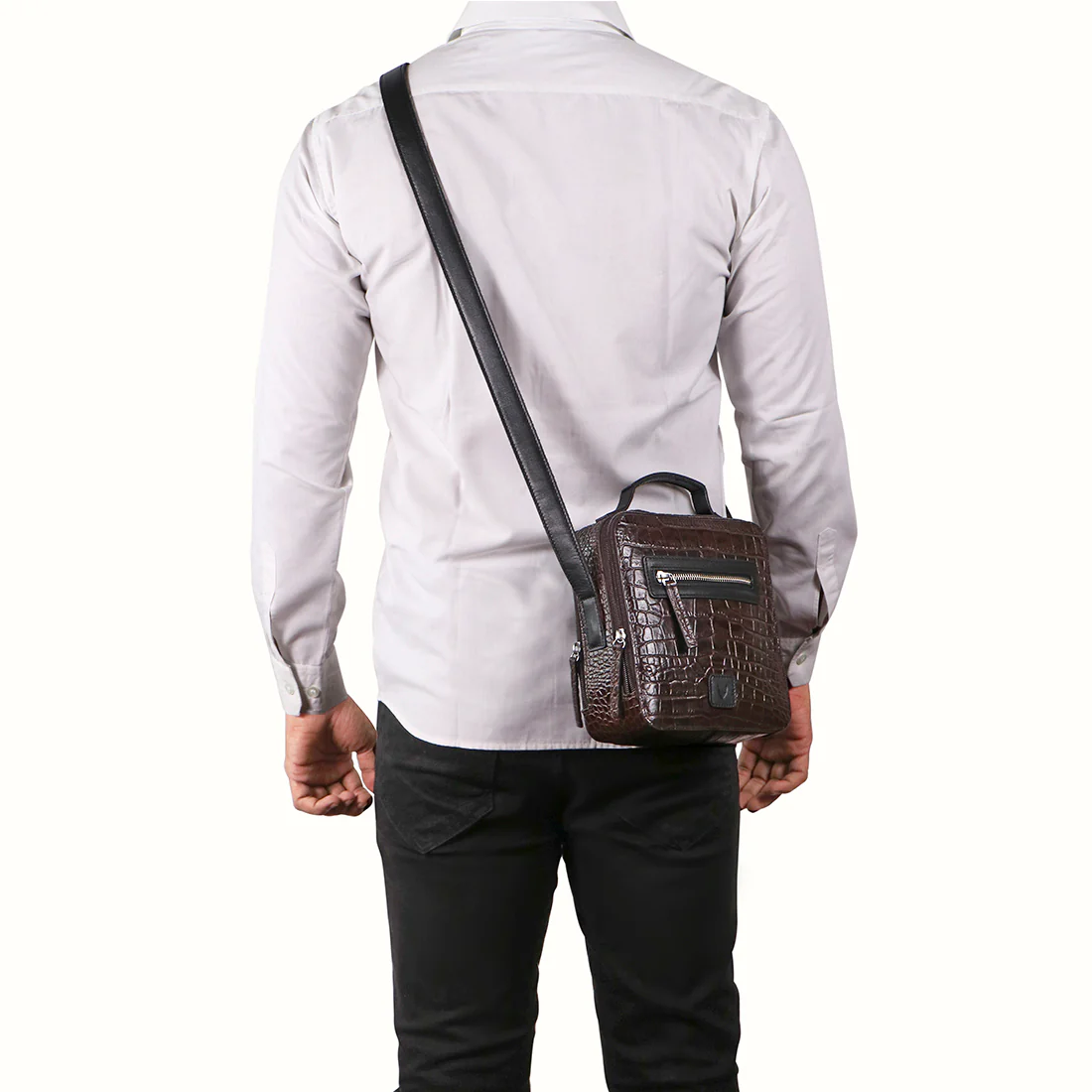 Serrano 01 Brown Leather  Crossbody - Image 2