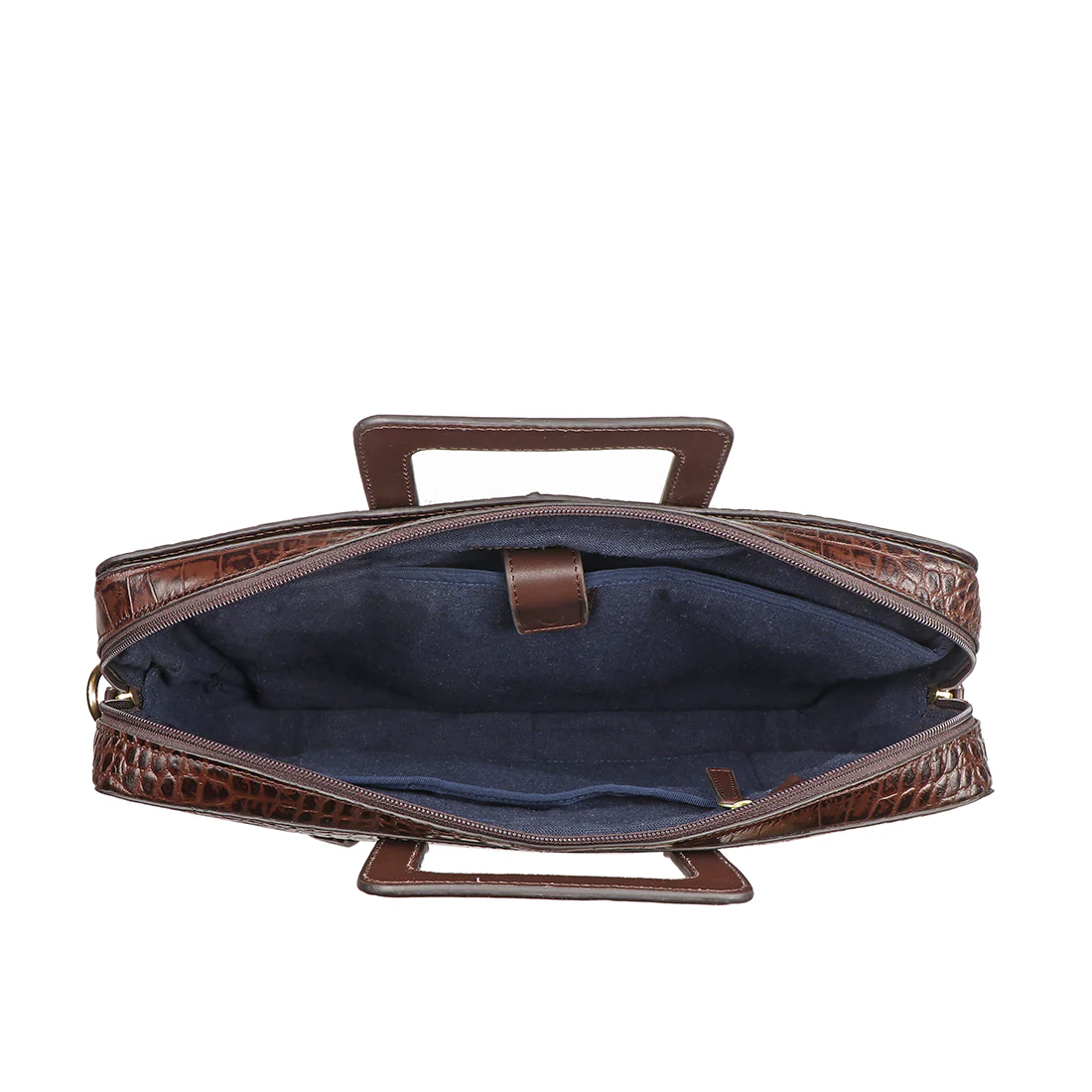 Serrano 02 Brown Leather  Briefcase - Image 5