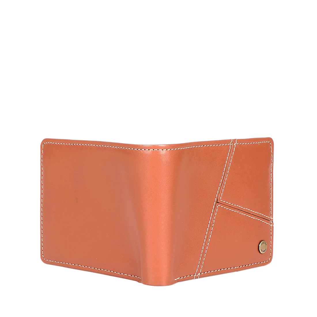 Serrano W2 Tan Leather Bi-Fold Wallet - Image 6