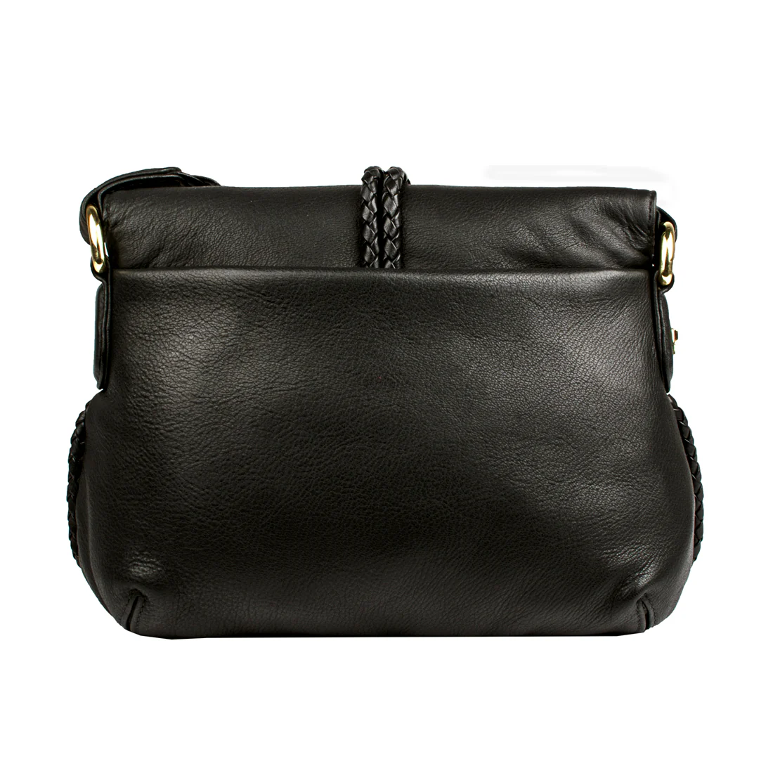 Sevruga Black Leather Crossbody - Image 4