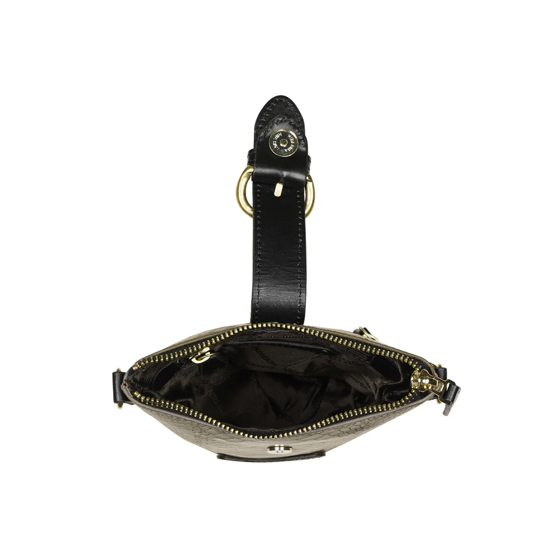 Shaina Silver Leather Sling Bag - Image 6