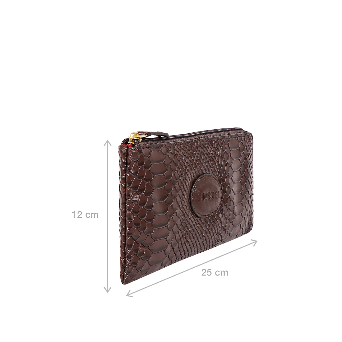Shawn W1 Brown Leather Zip Around Wallet - Image 3