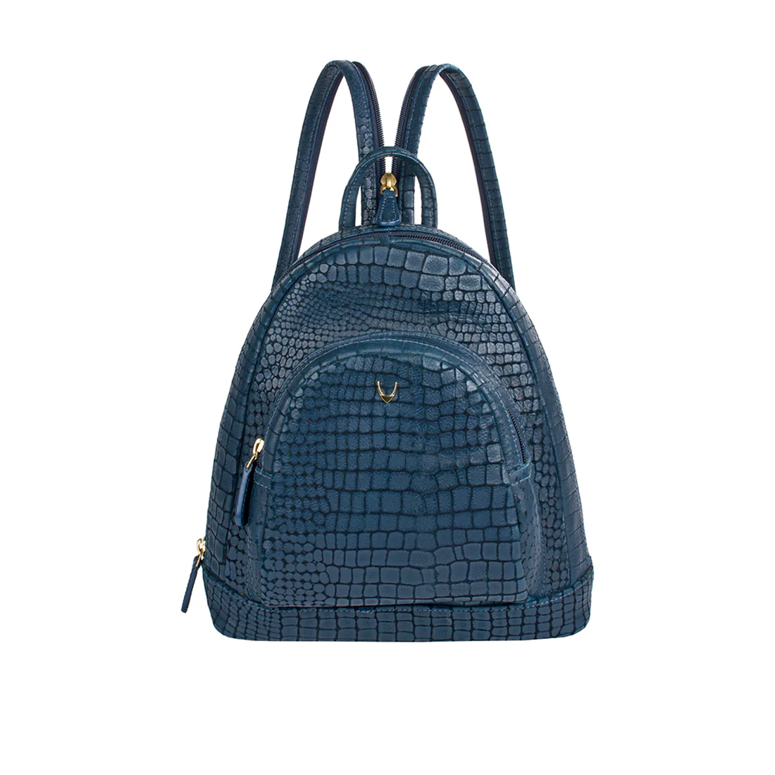 Shirley 02 Blue Leather Backpack - Image 3