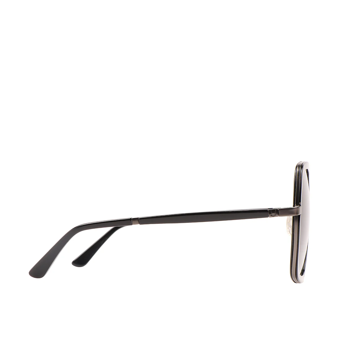 Sicily Women's Black Oversized Sunglasses - Image 5