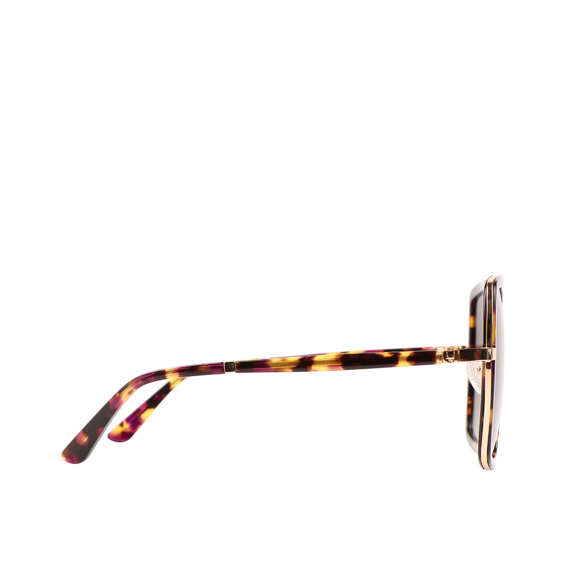 Sicily Women's Brown Oversized Sunglasses - Image 5