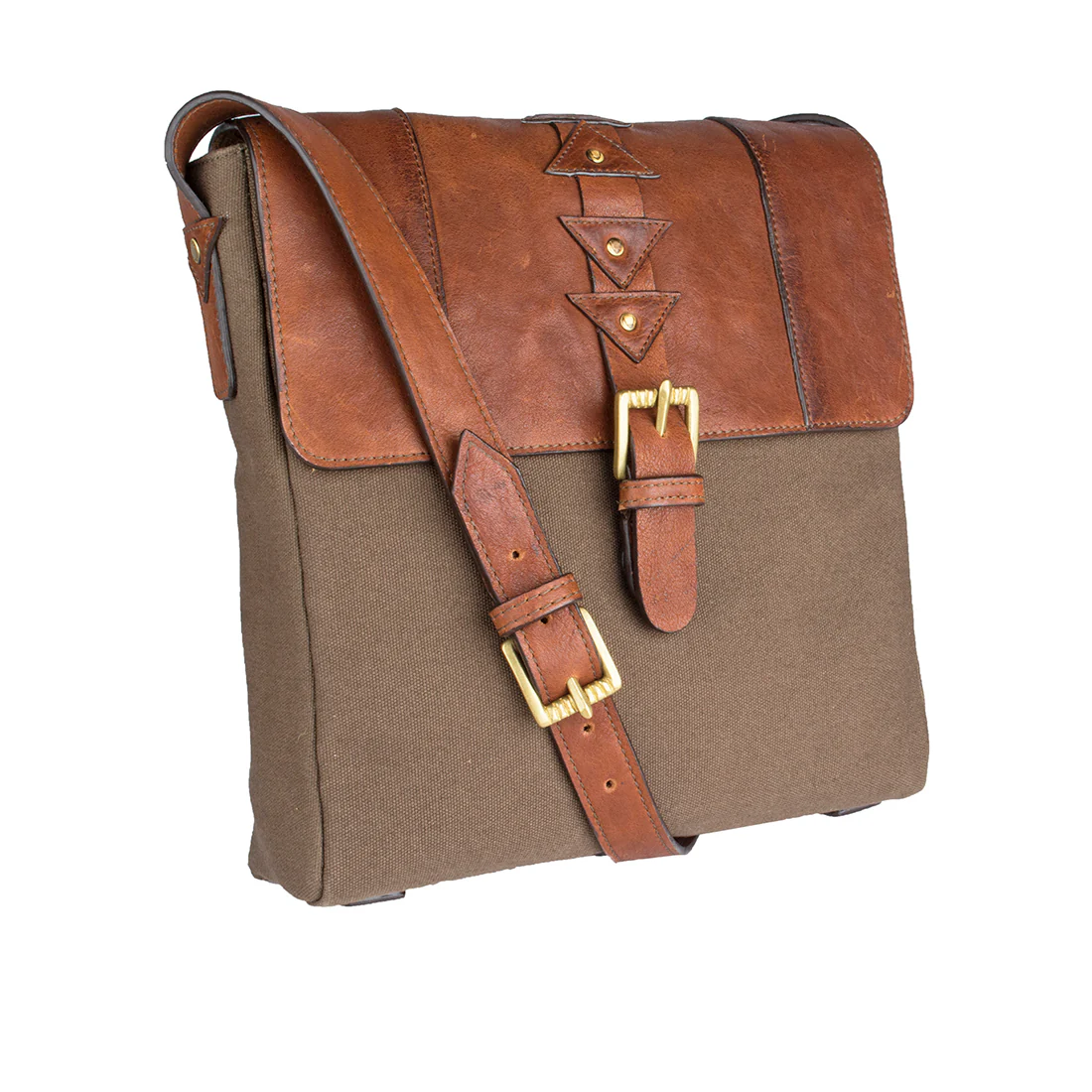Simba 01 Green Canvas Crossbody - Image 2