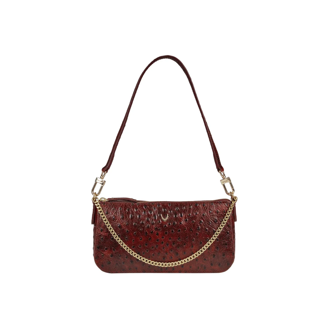 Sophi Red Leather Bucket Bag - Image 3