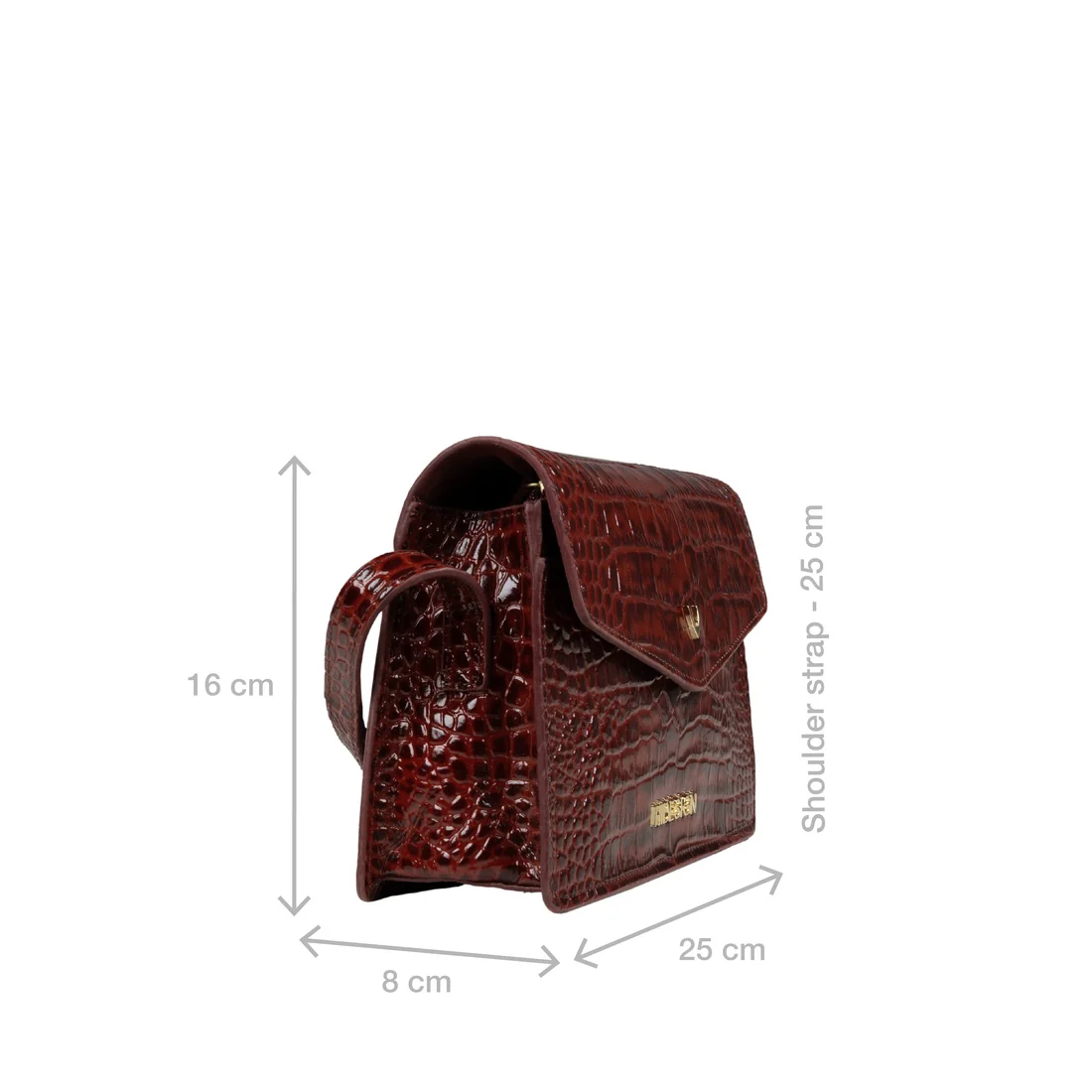 Sovera 01 Red Leather Sling Bag - Image 4