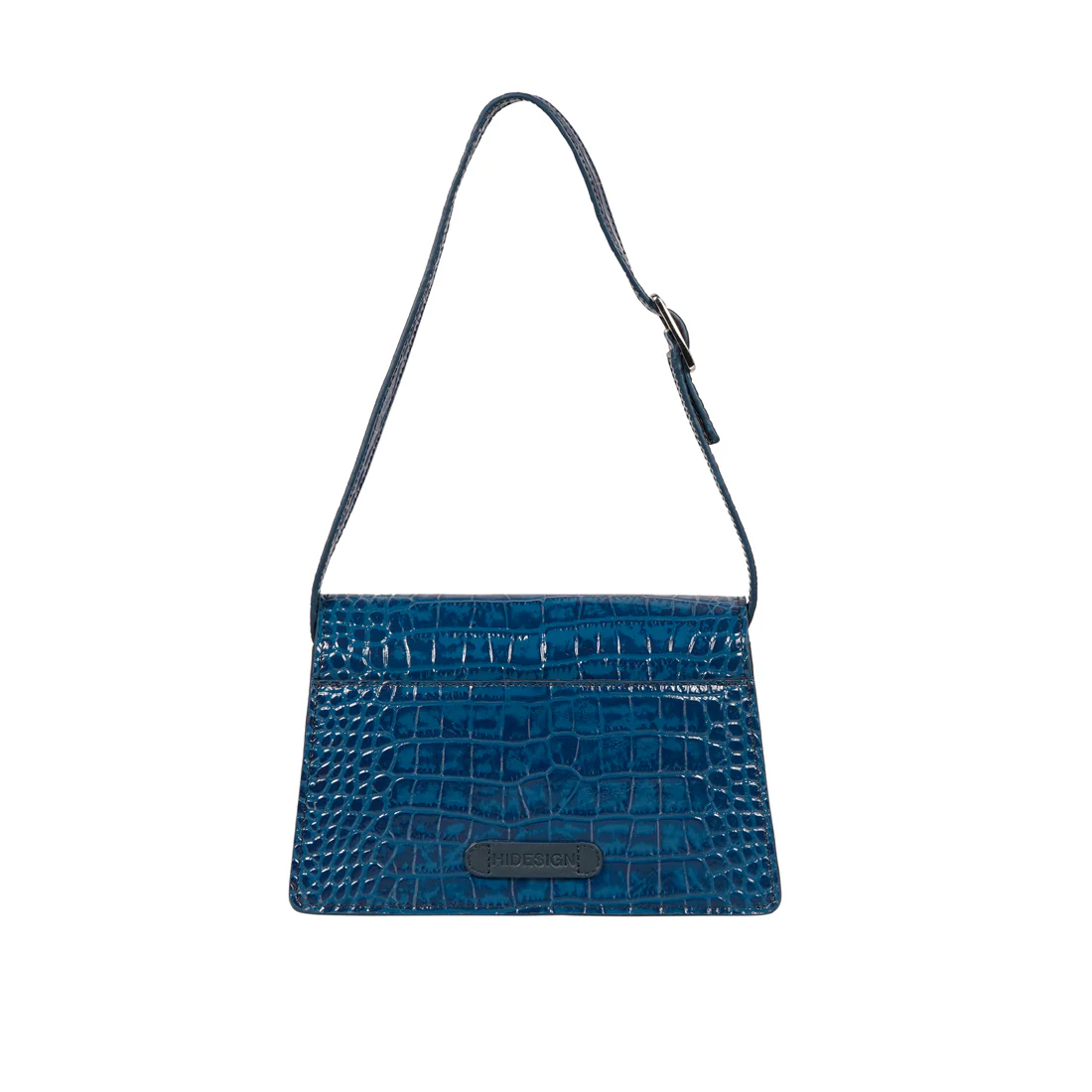 Sovera 02 Blue Leather Shoulder Bag - Image 3