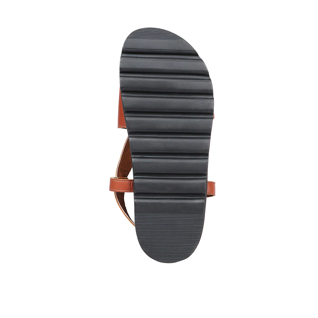 Sparta Women's Tan Leather Strap Sandals - Image 6