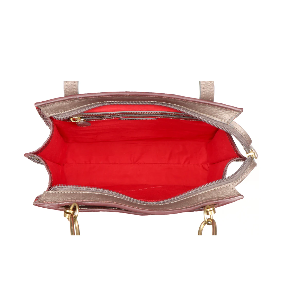 Speak Easy 01 Marsala Leather Shoulder Bag - Image 4