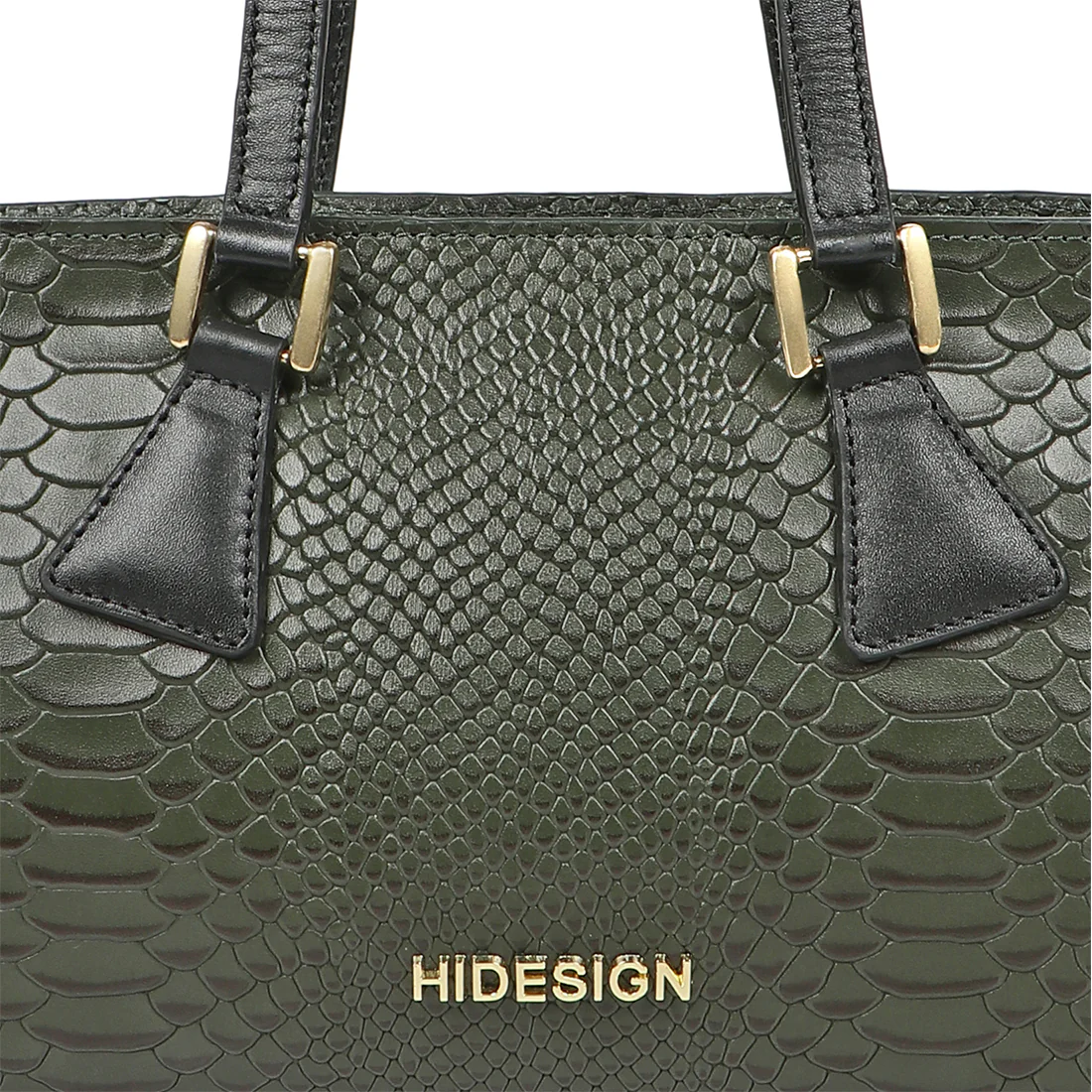 Spruce 03 Sb Green Leather Tote Bag - Image 5