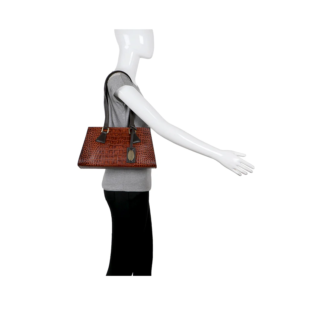 Spruce 03 Sb Tan Leather Tote Bag - Image 6