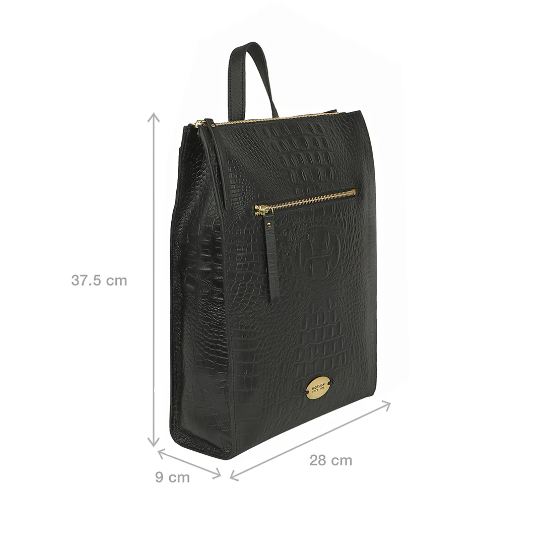 Spruce 05 Sb Black Leather Backpack - Image 3
