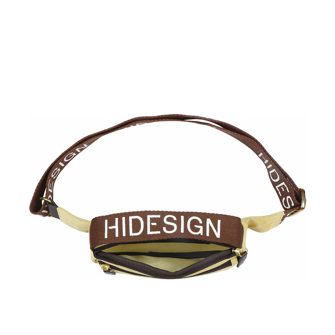 Fb St Tropez Yellow Leather Belt Bag - Image 4