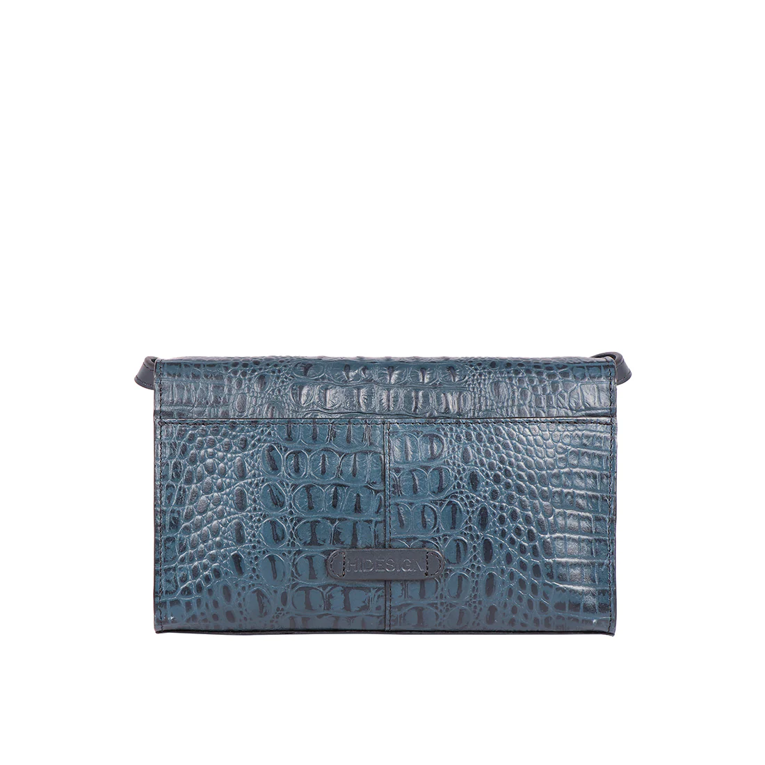 Stampa 02 Blue Leather Sling Bag - Image 3