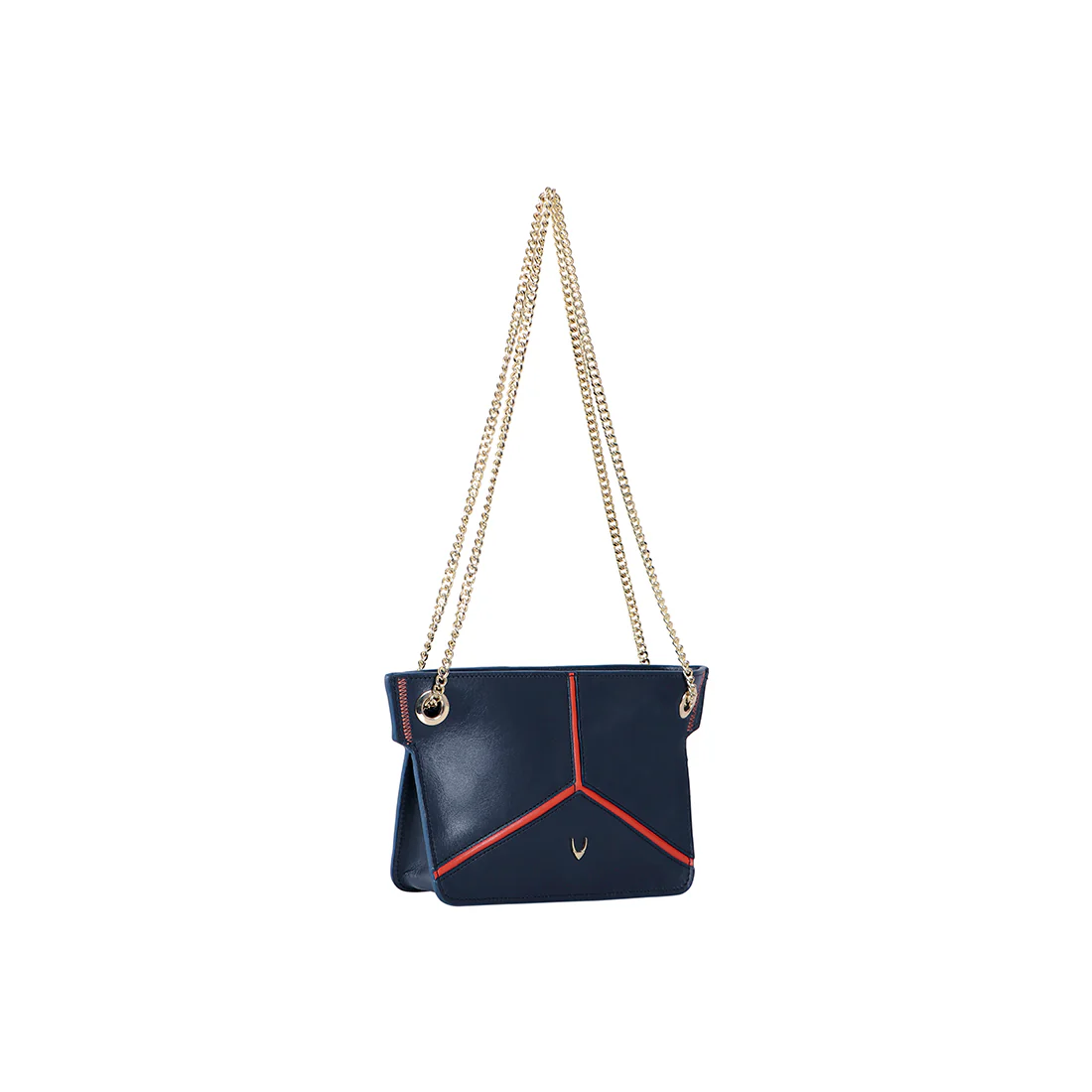 Star 02 Blue Leather Sling Bag - Image 3