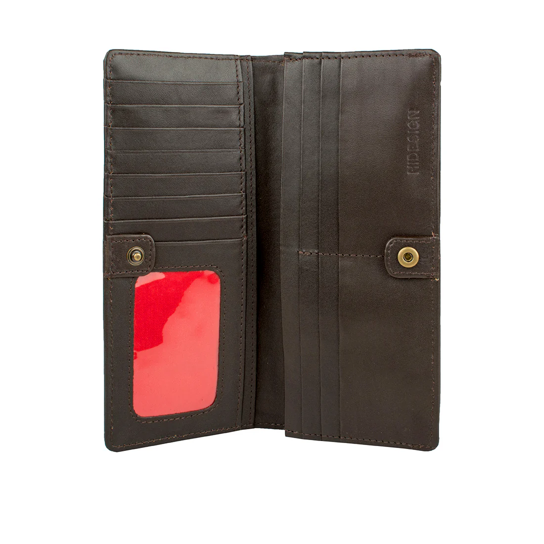 Stitch W1 Brown Leather Bi-Fold Wallet - Image 4