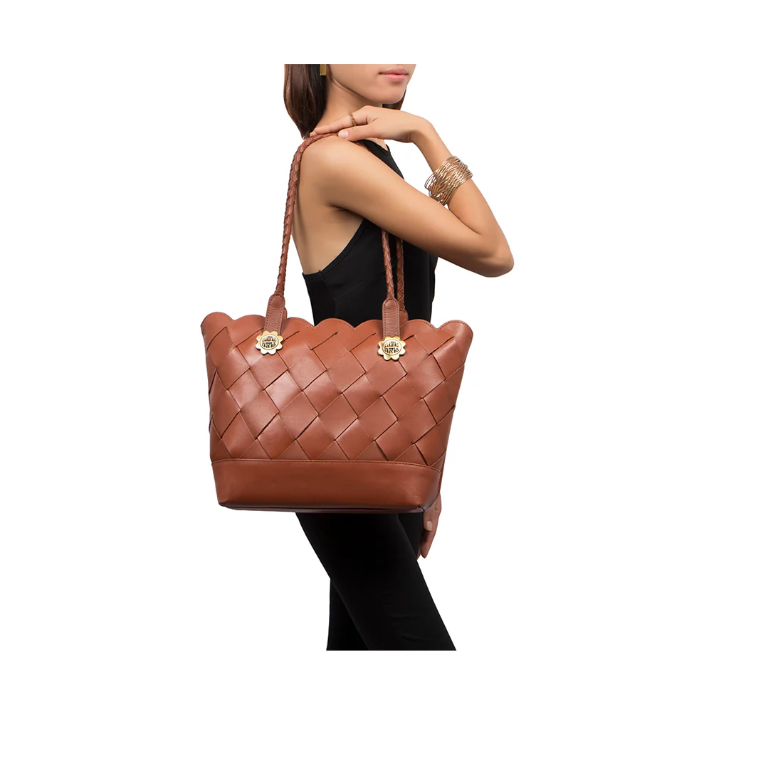 Summer 01 Tan Leather Tote Bag