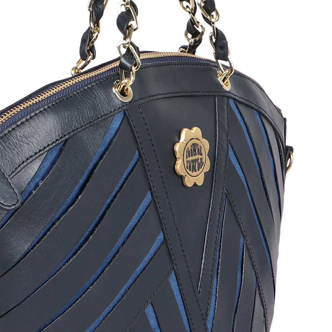 Summer 03 Blue Leather Crossbody - Image 4