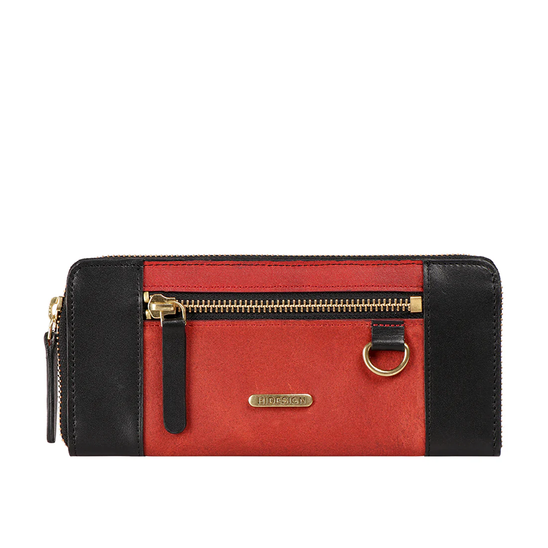 Suer W1  Brown Leather Zip Around Wallet