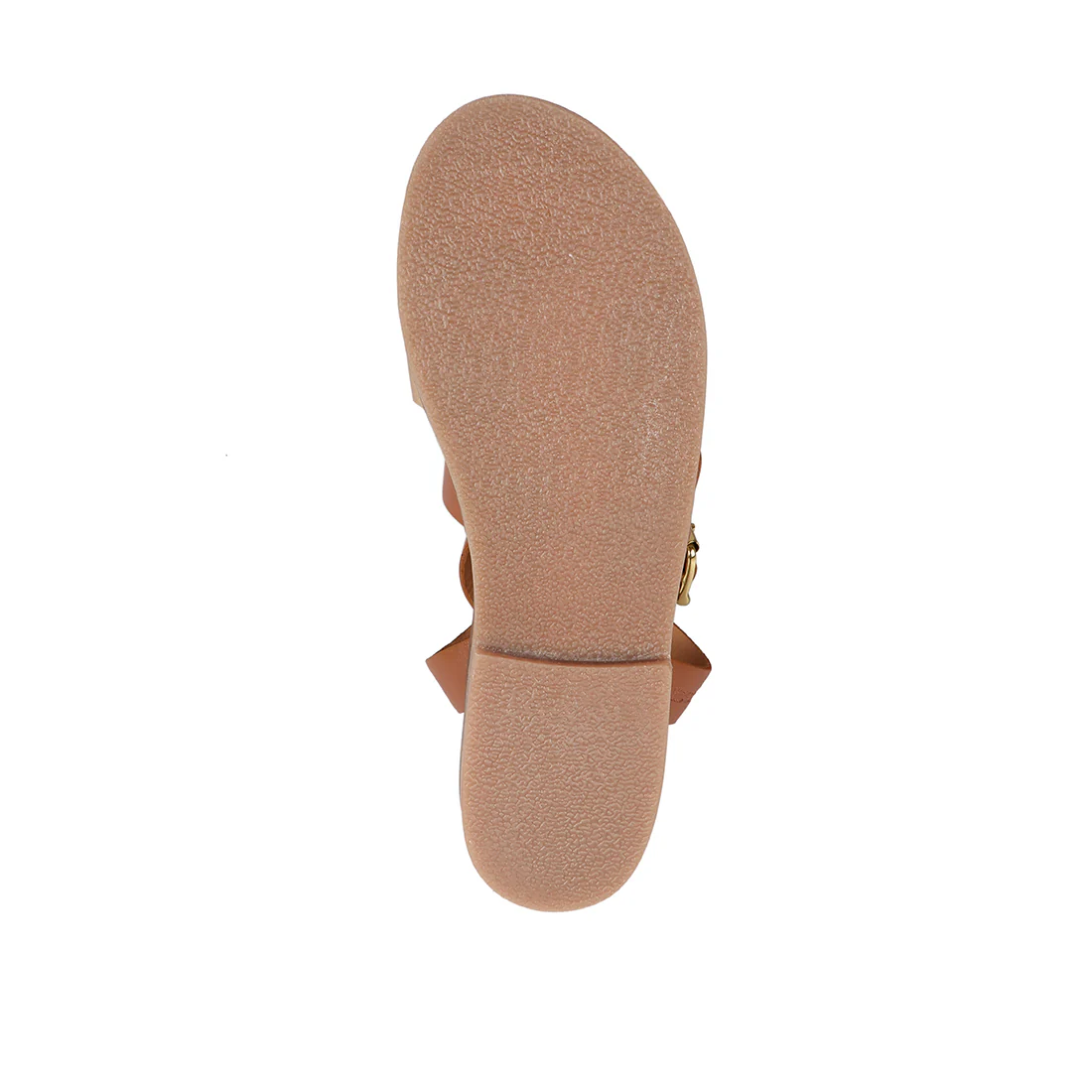 Suzie Women's Tan Leather Strap Sandals - Image 6