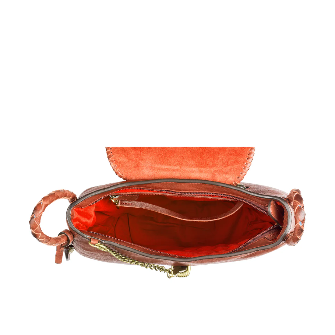 Swala 02 Tan Leather Shoulder Bag - Image 4