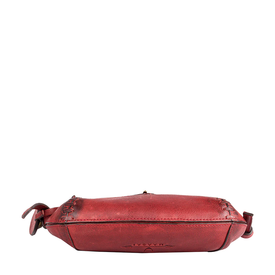 Swala 04 Marsala Leather Sling Bag - Image 4