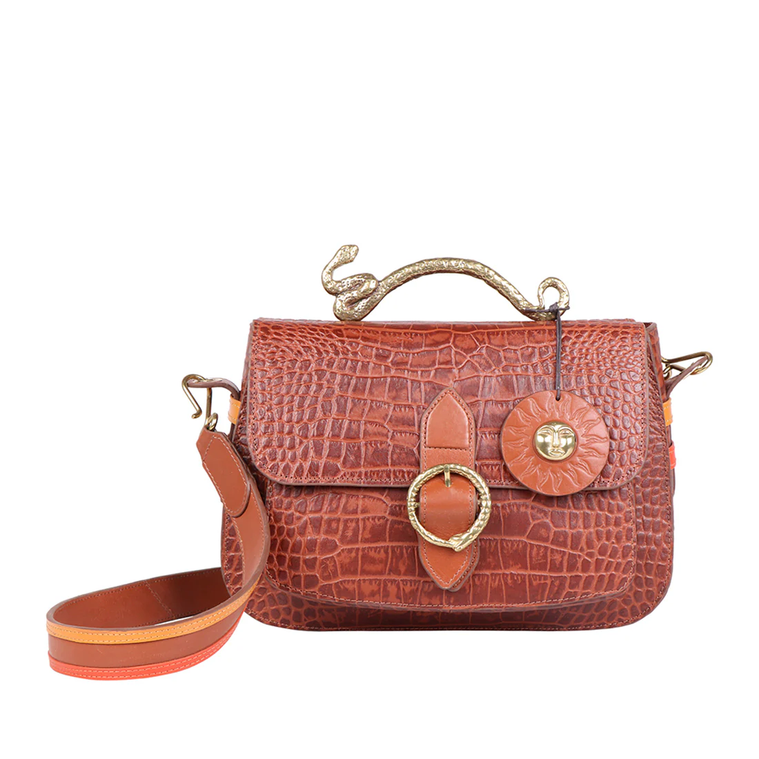 Sybil 02 Tan Leather Satchel