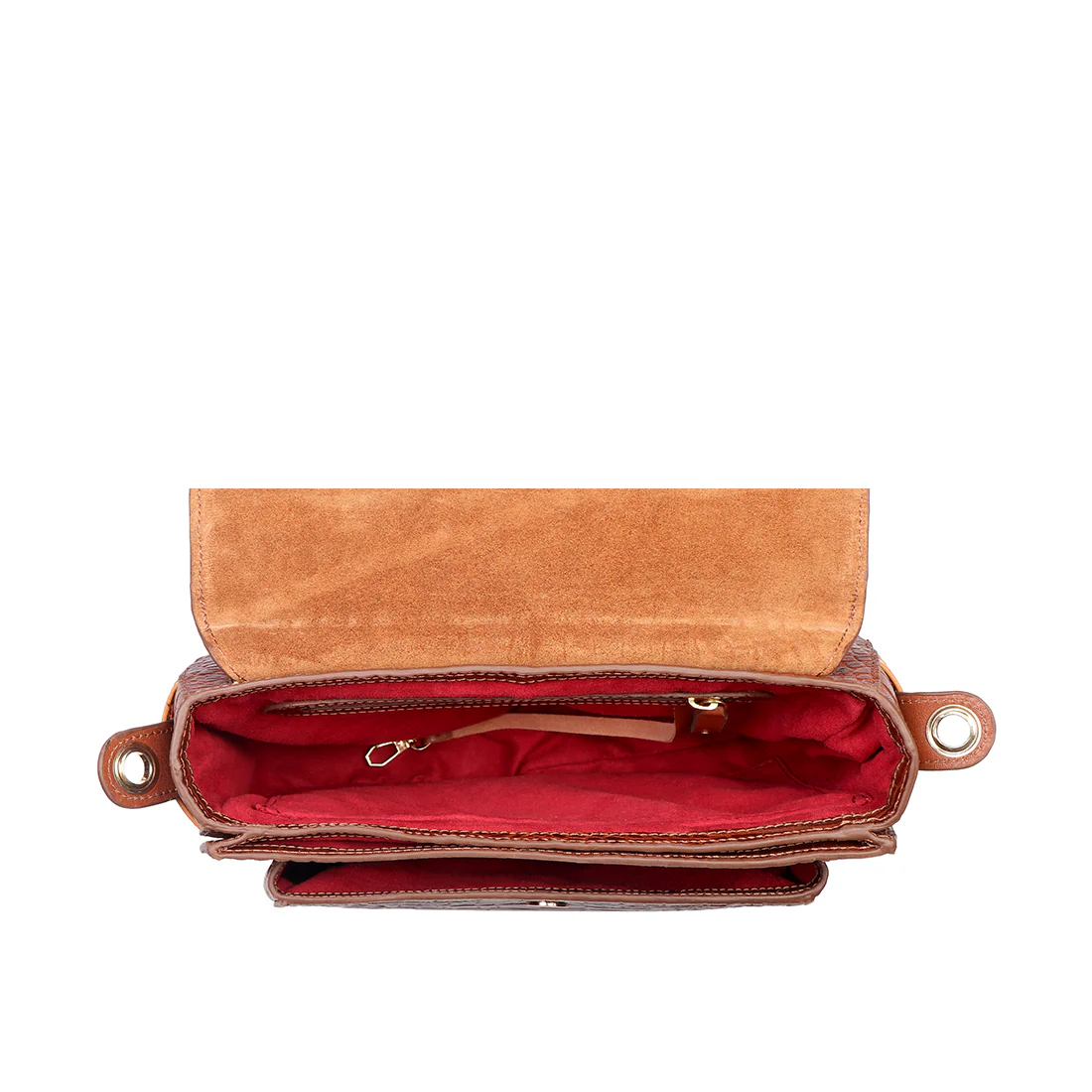Sybil 02 Tan Leather Satchel - Image 5