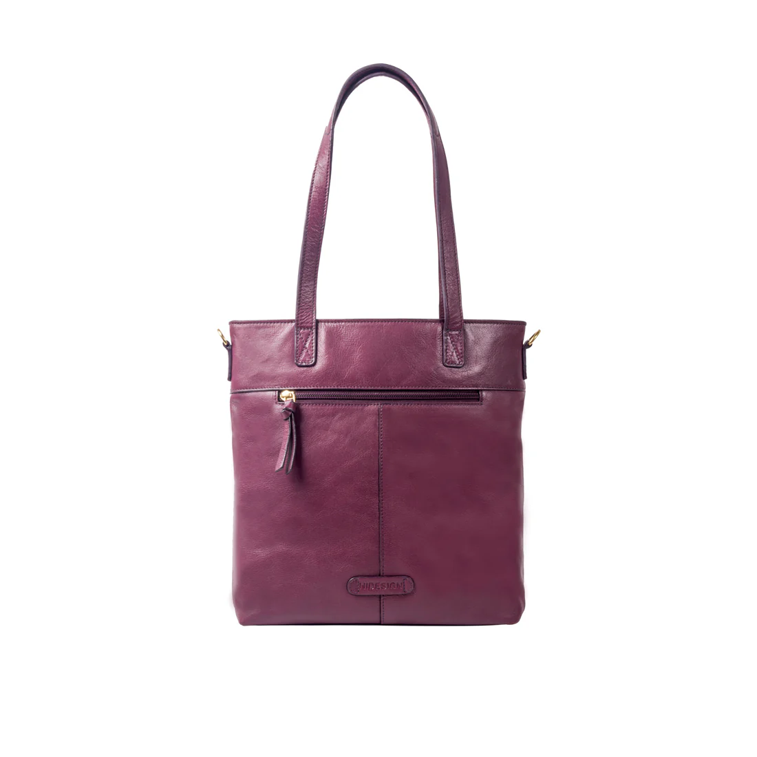 Tahoe 01 Purple Leather Satchel - Image 3