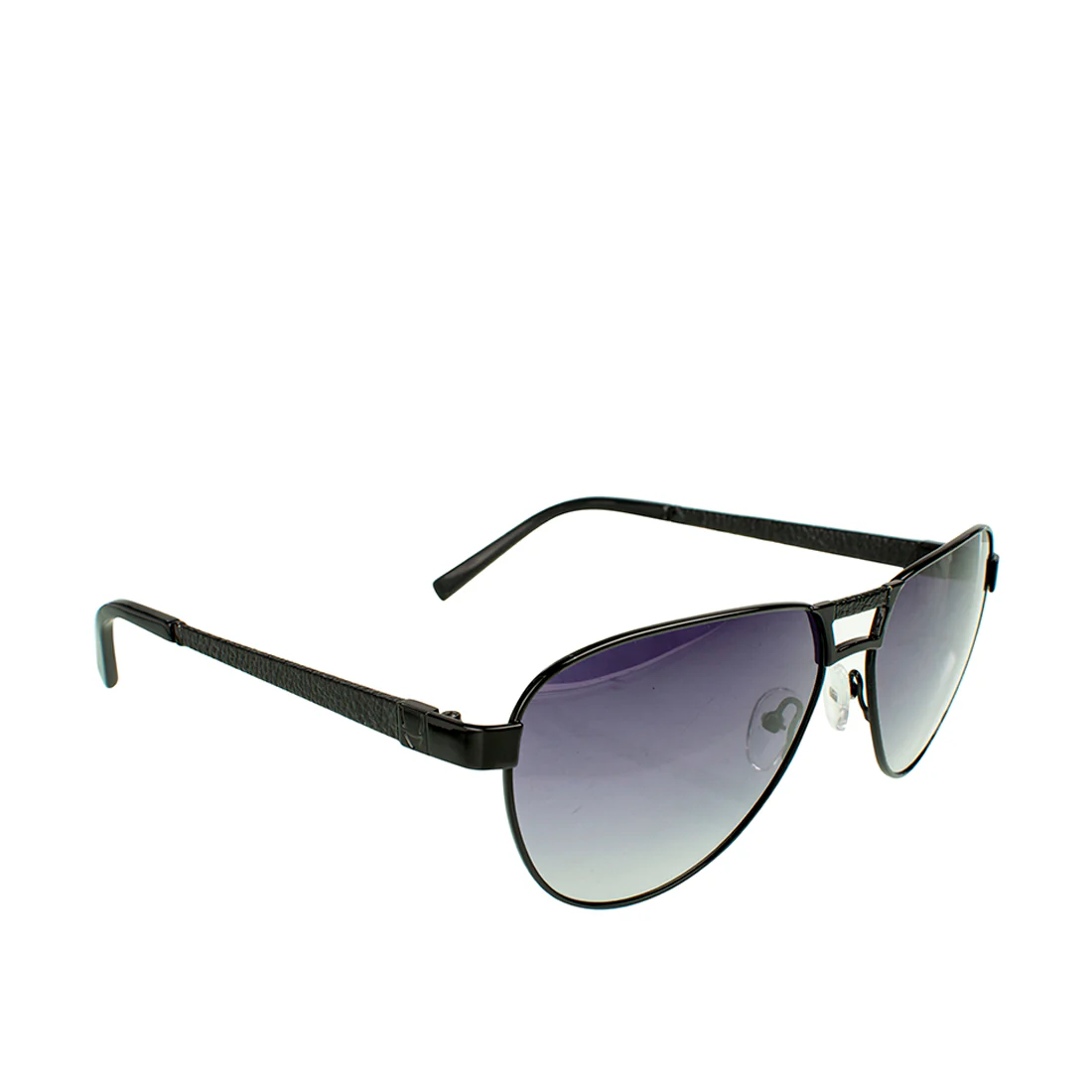 Tanzania Unisex Black Aviator Sunglasses - Image 5