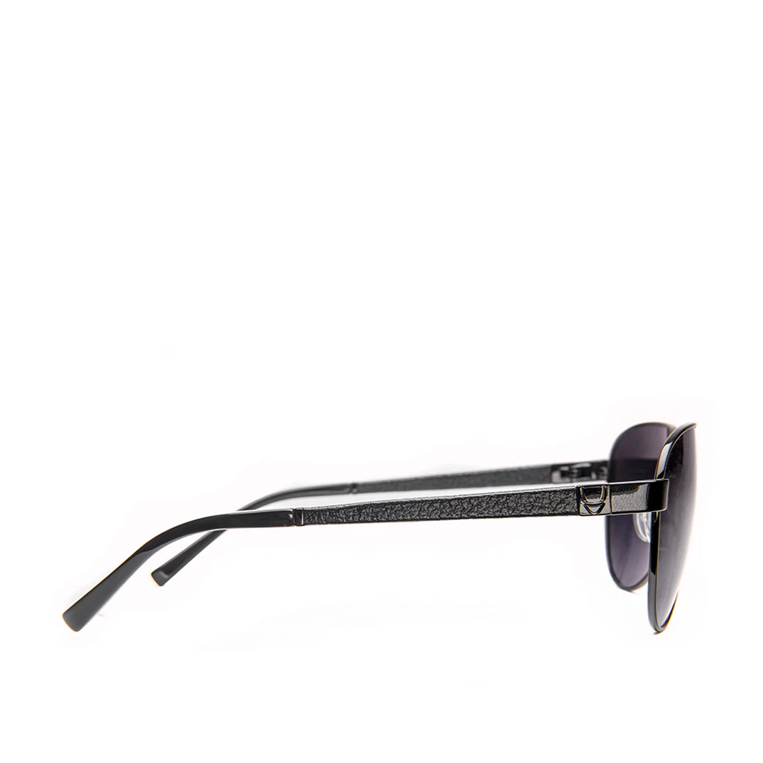 Tanzania Unisex Black Aviator Sunglasses - Image 6