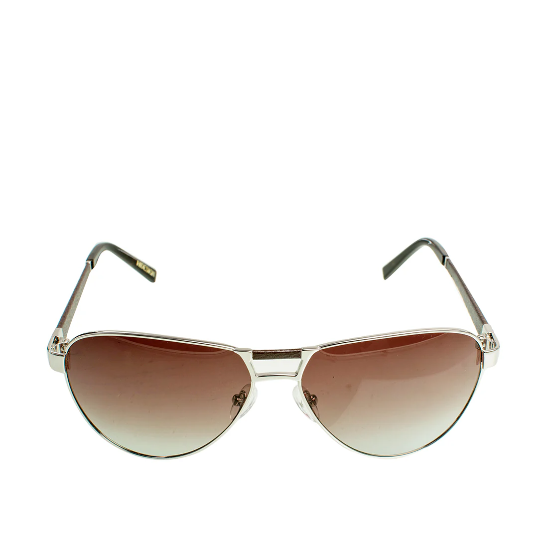 Tanzania Unisex Brown Aviator Sunglasses - Image 4