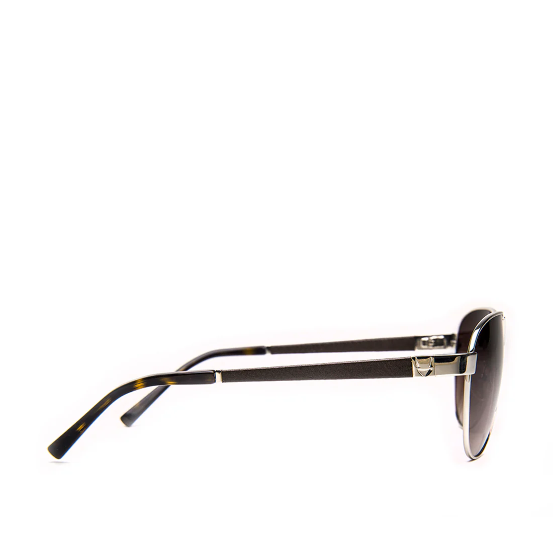 Tanzania Unisex Brown Aviator Sunglasses - Image 6