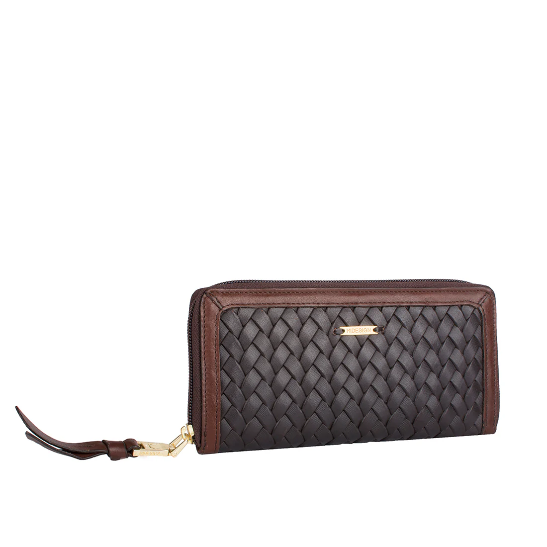 Tanzanite W1 Brown Leather Zip Around Wallet - Image 2