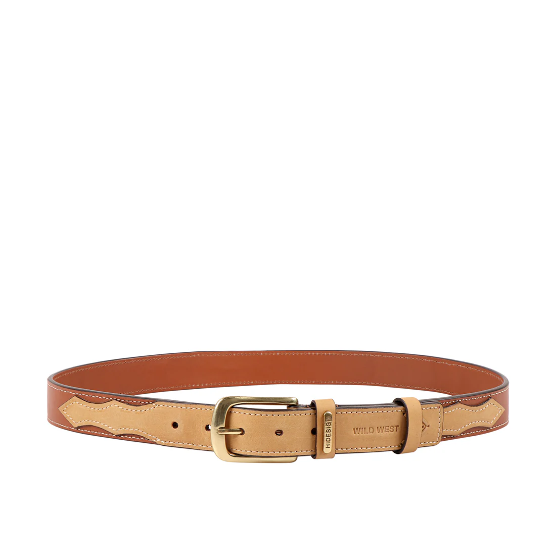Taos Men's Tan Non Reversible Leather Belt